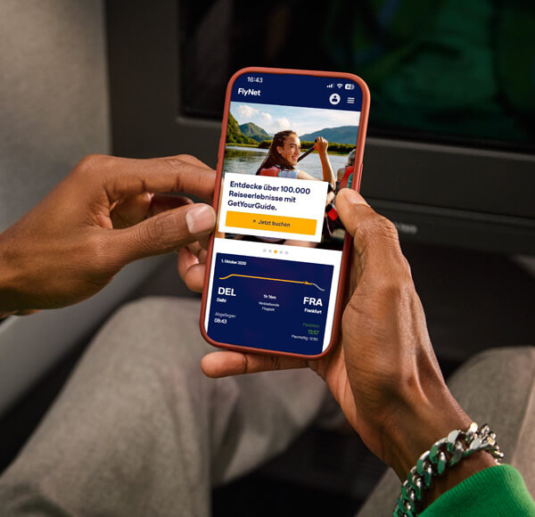 Lufthansa Ambient Media - FlyNet Portal